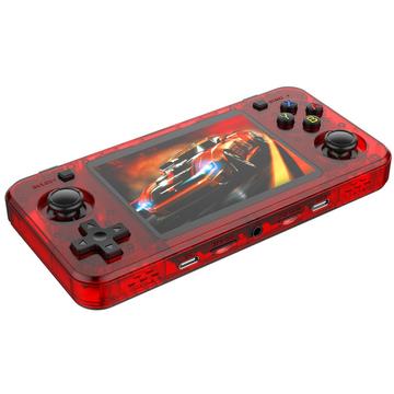 R36H Handheld Game Console with Games - 128GB - Translucent Red