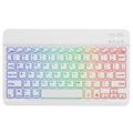 RGB-030 10-Inch Wireless Bluetooth Keyboard with RGB Backlight - US Layout
