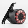 ROCKBROS Q1 USB Charging Bicycle Light Color-changing Taillight Bike Light Waterproof Cycling Light - Black