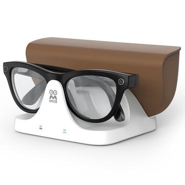 Ray-Ban Meta AI Glasses Gen 1/Gen 2 AMVR CD3 Magnetic 2-in-1 Fast Charging Dock - White