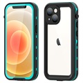 Redpepper Dot+ iPhone 13 Mini Vodootporna Maska - Plava / Crna