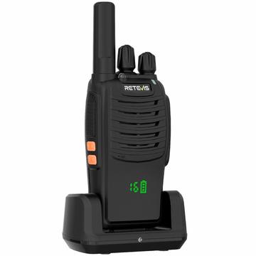 Retevis H777H Outdoor Walkie Talkie with Hidden Screen - Black