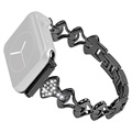 Rhinestone Fan-shaped Apple Watch Ultra 2/Ultra/9/8/SE (2022)/7/SE/6/5/4/3/2/1 Strap - 49mm/45mm/44mm/42mm