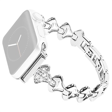 Rhinestone Fan-shaped Apple Watch Ultra 3/2/Ultra/11/10/9/8/SE 3/(2022)/7/SE/6/5/4/3/2/1 Strap - 49mm/46mm/45mm/44mm/42mm