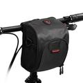 Rhinowalk Bike Handlebar Bag with Shoulder Strap - 15x8.5x19cm - Black