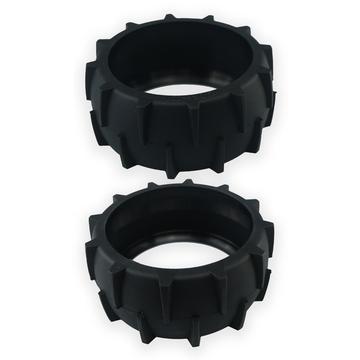 Rubber Anti-Slip Wheels for Dreame Roboticmower A1 Lawn Mower - 2 Pcs. - Black