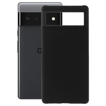 Google Pixel 6 Pro Gumirana Plastična Maska - Crna