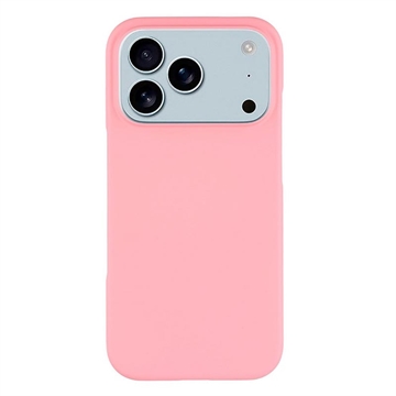 iPhone 17 Pro Max Gumirana Plastična Zaštitna Maska - Roze