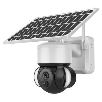 S518 Solar-Powered Outdoor PTZ Security Camera - 3MP WiFi