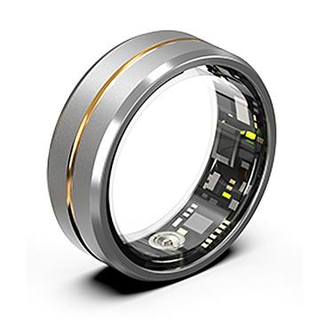 SR2 Elegant Smart Ring with Charging Case - 18.2mm - Gold / Silver