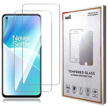 Saii 2.5D Premium OnePlus Nord 2T Zaštitno Kaljeno Staklo - 9H - 2 Kom.