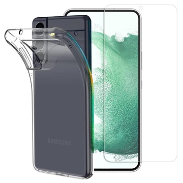 Saii 2-u-1 Samsung Galaxy S22+ 5G TPU Maska & Zaštitno Staklo - 9H