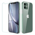 Saii 2-u-1 iPhone 12 Mini TPU Maska & Zaštitno Kaljeno Staklo - 9H