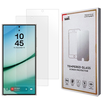 Samsung Galaxy S26 Ultra Saii 3D Premium Zaštitno Kaljeno Staklo - 9H - 2 kom.