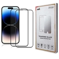 iPhone 15 Pro Max Saii 3D Premium Zaštitno Kaljeno Staklo - 9H - 2 kom.