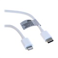 Saii Brzi USB-C / Lightning Kabl - 1m - Beli