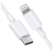 Saii Brzi USB-C / Lightning Kabl - 1m - Beli