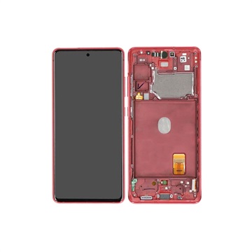 Samsung Galaxy S20 FE Prednja Maska i LCD Displej GH82-24220E - Crvena