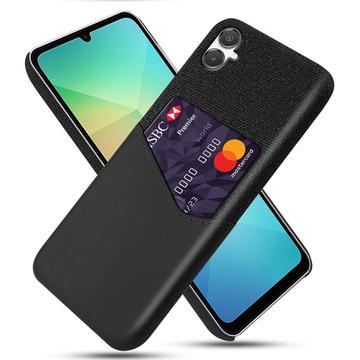 Samsung Galaxy A07 4G KSQ Maska sa Pregradom za Karticu - Crna