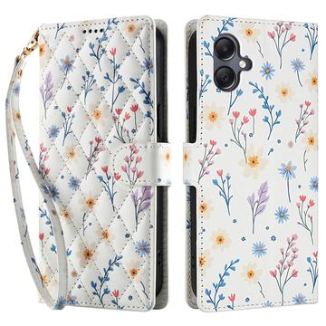 Samsung Galaxy A07 4G Rhombic Floral Wallet Case