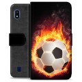 Samsung Galaxy A10 Premijum Futrola-Novčanik - Fudbalski Plamen