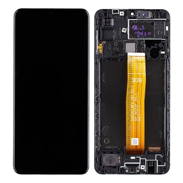 Samsung Galaxy A12 LCD Displej GH82-24490A - Crni
