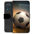 Samsung Galaxy A12 Premijum Futrola-Novčanik - Fudbal