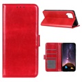 Samsung Galaxy A12 Futrola-Novčanik sa Magnetnim Zatvaranjem - Crvena
