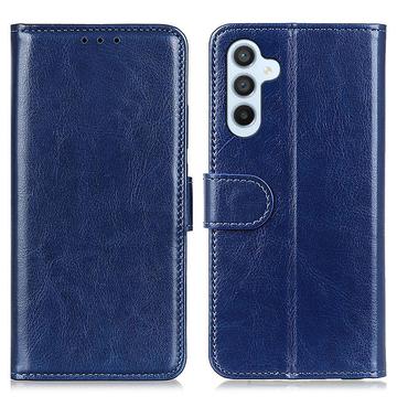 Samsung Galaxy A16 Wallet Case with Magnetic Closure - Dark Blue