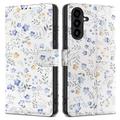 Samsung Galaxy A17 Tech-Protect Wallet Case W. Magnet & Stand - Spring Flowers