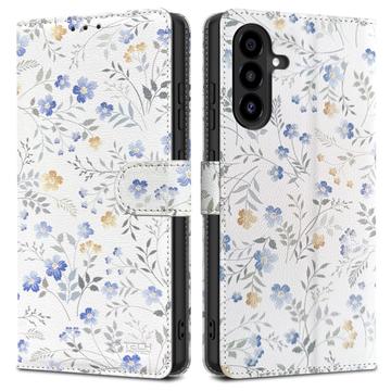 Samsung Galaxy A17 Tech-Protect Wallet Case W. Magnet & Stand - Spring Flowers