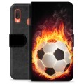 Samsung Galaxy A20e Premijum Futrola-Novčanik - Fudbalski Plamen