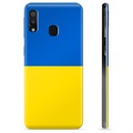 Samsung Galaxy A20e TPU Maska - Žuto i svetlo plavo