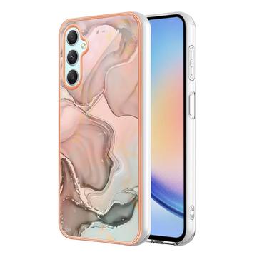 Samsung Galaxy A25 Marble Pattern Galvanizirana IMD TPU Maska