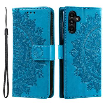 Samsung Galaxy A26 Mandala Series Futrola-Novčanik - Plava
