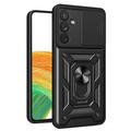 Samsung Galaxy A34 5G Hibridna Maska sa Rotirajućim Prstenom i Štitnikom za Kameru - Crna