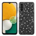 Samsung Galaxy A36 Glitter Series Hibridna Maska - Crna