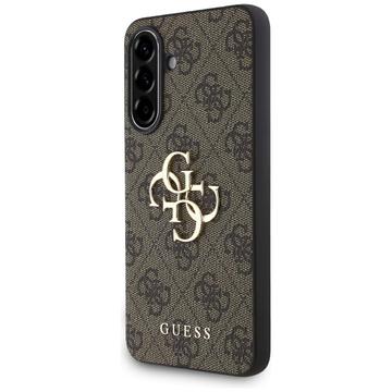 Samsung Galaxy A36 Guess 4G Big Metal Logo Hibridna Maska - Braon