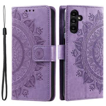 Samsung Galaxy A36 Mandala Series Futrola-Novčanik - Ljubičasta