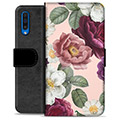 Samsung Galaxy A50 Premijum Futrola-Novčanik - Romantično Cveće