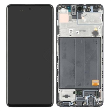 Samsung Galaxy A51 Prednja Maska i LCD Displej GH82-21669A - Crna