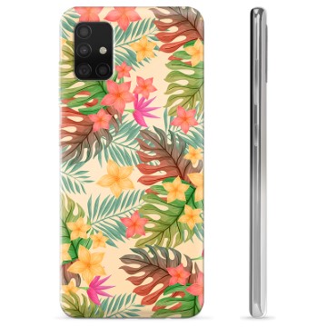 Samsung Galaxy A51 TPU Maska - Pink Flowers