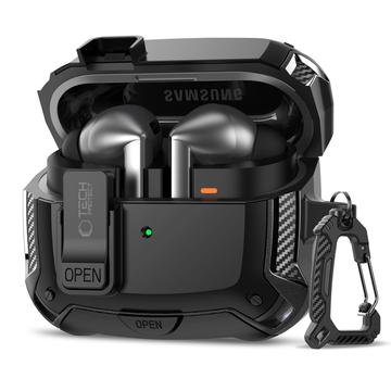 Samsung Galaxy Buds3/Buds3 Pro/Buds3 FE Tech-Protect Carbonox Case - Black