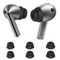 Samsung Galaxy Buds3 Pro Ahastyle DD09 Silicone Eartips - Black