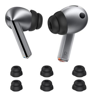 Samsung Galaxy Buds3 Pro Ahastyle DD09 Silicone Eartips - Black