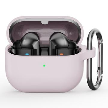 Samsung Galaxy Buds3 Pro Silikonska Maska sa Karabinerom - Roze