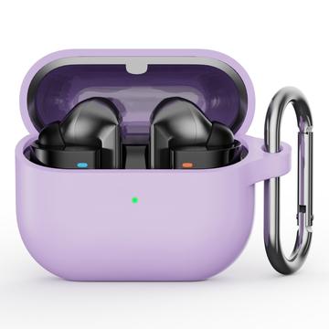 Samsung Galaxy Buds3 Pro Silikonska Maska sa Karabinerom - Ljubičasta
