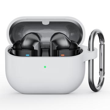 Samsung Galaxy Buds3 Pro Silikonska Maska sa Karabinerom - Bela