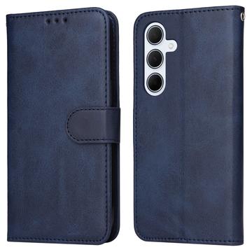 Samsung Galaxy M35 Wallet Case Magnetic Closure - Blue