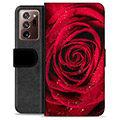Samsung Galaxy Note20 Ultra Premijum Futrola-Novčanik - Ruža